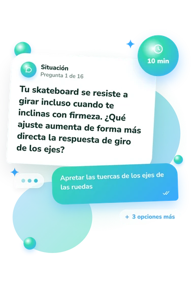 Test cuestionario de skateboarding: situación y respuestas