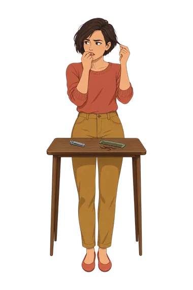 Skin Picking Test: nail biting and hair pulling