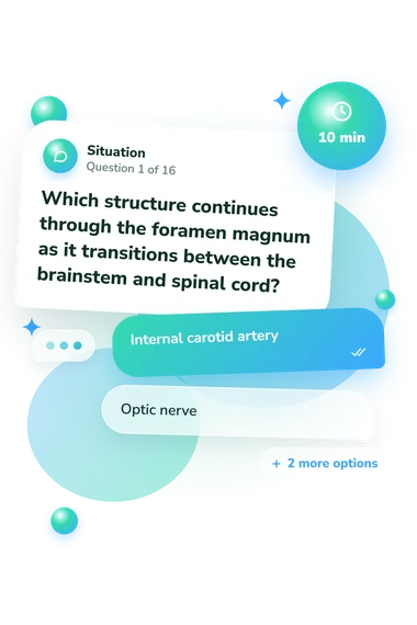 Skull Foramen Quiz: what would you do Skull Foramen Quiz: situation and reply bubbles