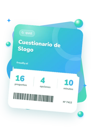 Test cuestionario de Slogo: billete del test