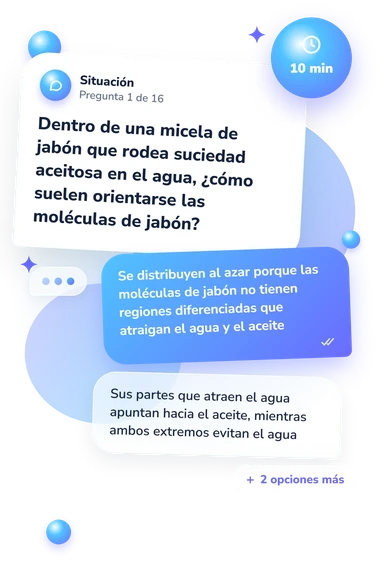 Test cuestionario sobre jabón: situación y respuestas