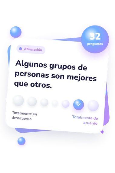 Test escala de orientación: escala de acuerdo