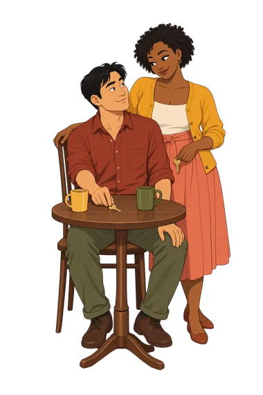 Soulmate Test: a couple sharing two keys