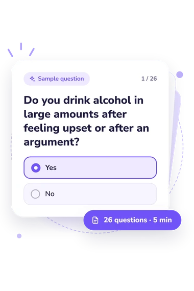 Standardized Questionnaire A-Test: answers to choose from Standardized Questionnaire A-Test: sample question card