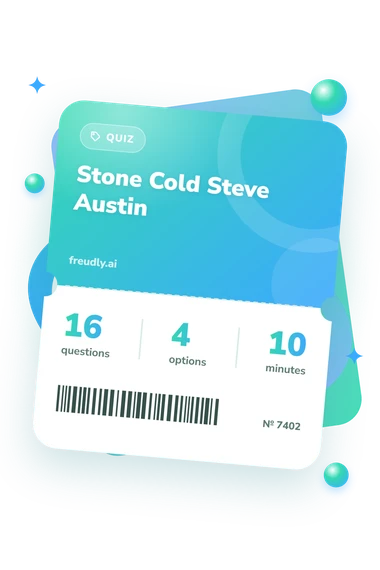 Stone Cold Steve Austin: test ticket with numbers