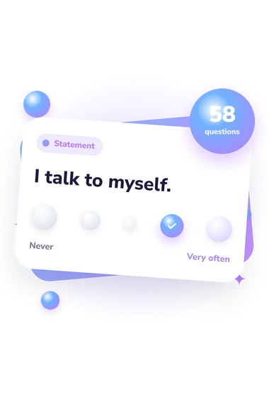 Thought Flow Questionnaire Test: agreement scale card