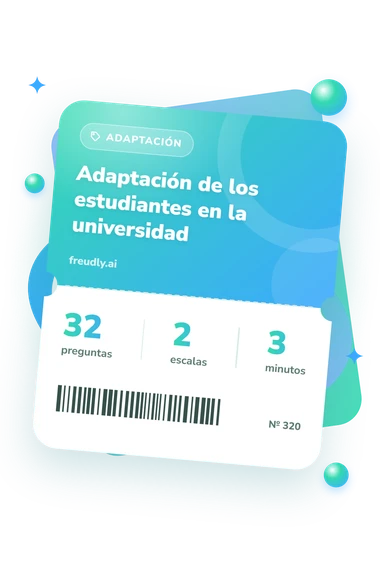 Test adaptación: preguntas, escalas y minutos Test adaptación de los estudiantes: billete del test