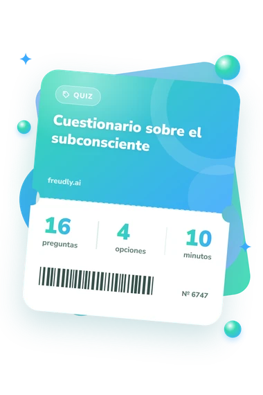 Test cuestionario sobre el subconsciente: billete del test