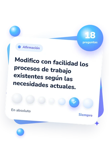 Test evaluación subjetiva del nivel: escala de acuerdo