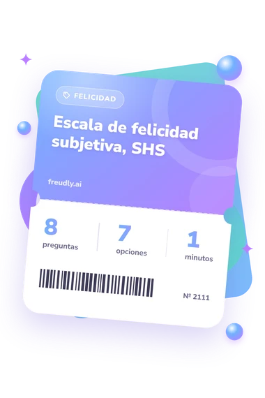 Test escala de felicidad: preguntas, opciones y minutos Test escala de felicidad subjetiva: billete del test