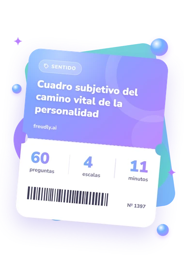 Test cuadro subjetivo del camino: billete del test