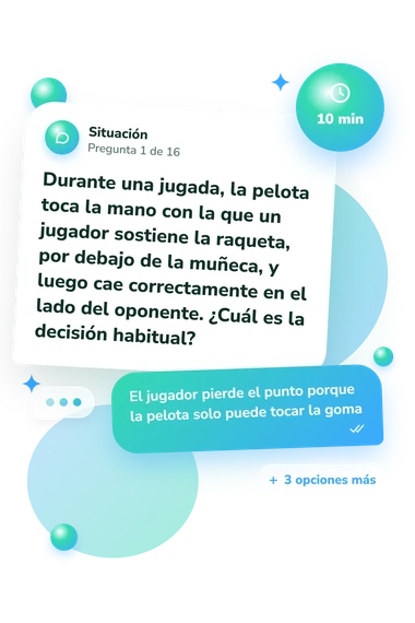 Test cuestionario de tenis: qué harías tú Test cuestionario de tenis: situación y respuestas