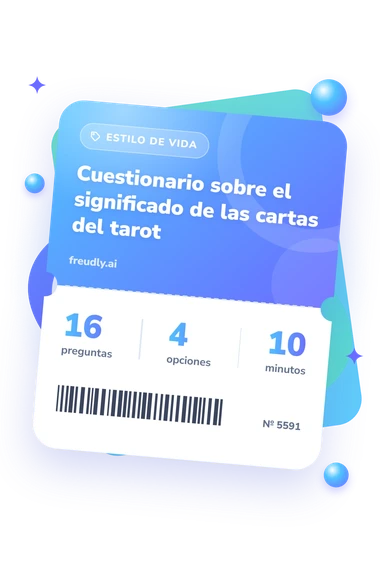 Test cuestionario sobre el significado: billete del test