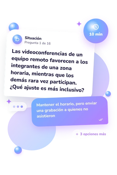 Test cuestionario sobre formación: situación y respuestas