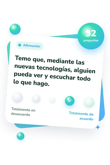 Test cuestionario de tecnofobia: del desacuerdo al acuerdo Test cuestionario de tecnofobia: escala de acuerdo