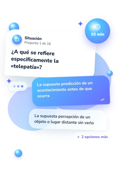 Test cuestionario sobre telepatía: qué harías tú Test cuestionario sobre telepatía: situación y respuestas
