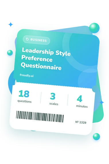 Leadership Style Preference Questionnaire: questions, scales and minutes Leadership Style Preference Questionnaire: test ticket with numbers