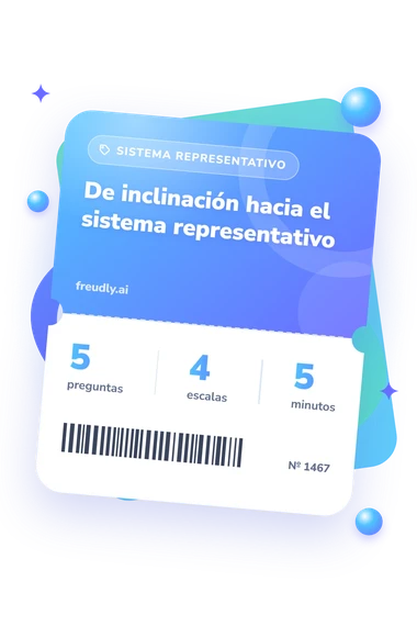 Test de inclinación hacia: billete del test