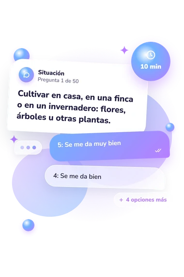 Test de intereses y habilidades: qué harías tú Test de intereses y habilidades: situación y respuestas