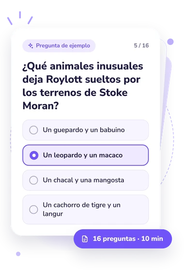 Test cuestionario sobre «La aventura: tarjeta con pregunta