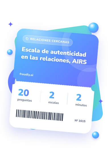 Test escala de autenticidad: billete del test