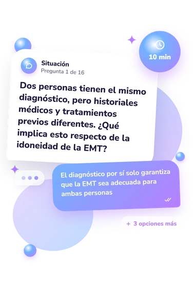 Test cuestionario sobre el tratamiento: qué harías tú Test cuestionario sobre el tratamiento: situación y respuestas