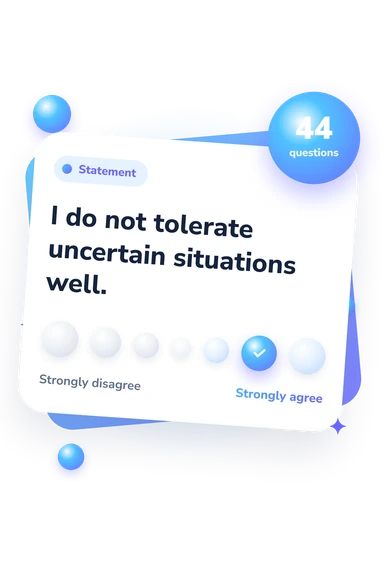 Multiple Stimulus Types Ambiguity: from disagree to agree Multiple Stimulus Types Ambiguity Tolerance: agreement scale card