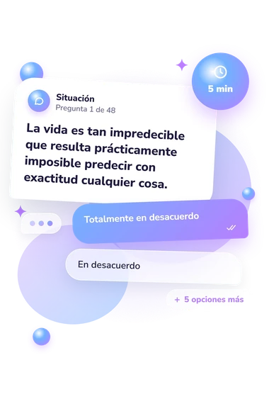 Test tolerancia a la incertidumbre: qué harías tú Test tolerancia a la incertidumbre: situación y respuestas