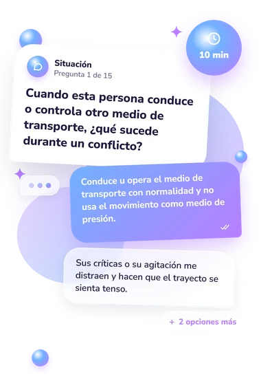 Test cuestionario sobre vínculos traumáticos: situación y respuestas
