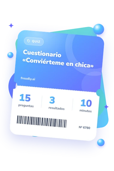 Test cuestionario «Conviérteme: preguntas, resultados y minutos Test cuestionario «Conviérteme en chica»: billete del test