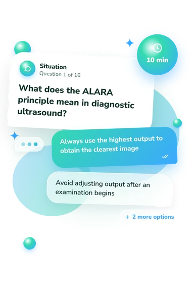 Ultrasound Tech Quiz: what would you do Ultrasound Tech Quiz: situation and reply bubbles