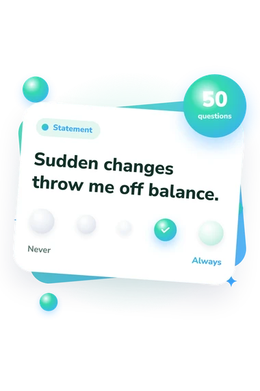 Uncertainty Response Scale (URS) Test: agreement scale card