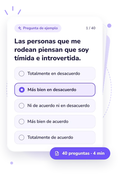 Test escala de seguridad psicológica: tarjeta con pregunta