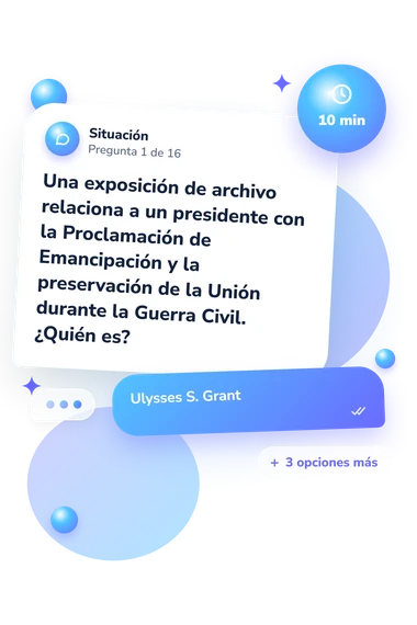 Test cuestionario de presidentes: situación y respuestas