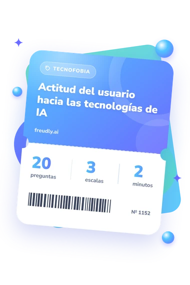 Test actitud del usuario hacia: billete del test