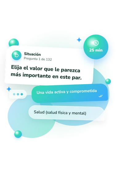 Test nivel de relación entre: situación y respuestas
