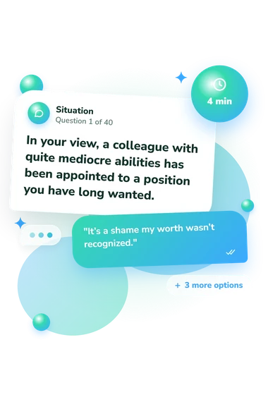 Ways of Responding: situation and reply bubbles