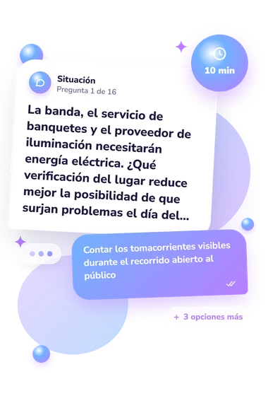 Test cuestionario sobre lugares: situación y respuestas