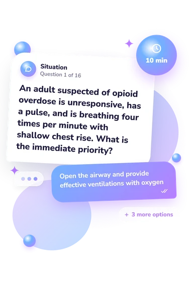 West Coast EMT Block: what would you do West Coast EMT Block: situation and reply bubbles