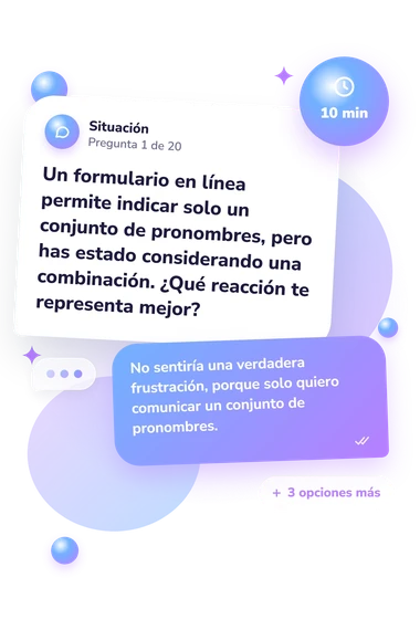 Test: ¿Cuáles son mis pronombres?: situación y respuestas