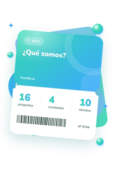 Test cuestionario: ¿Qué somos?: billete del test