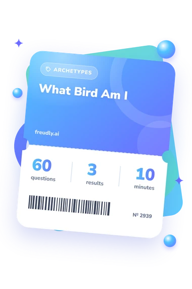 What Bird Am I: questions, results and minutes What Bird Am I: test ticket with numbers