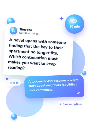 What Book Should I: what would you do What Book Should I: situation and reply bubbles