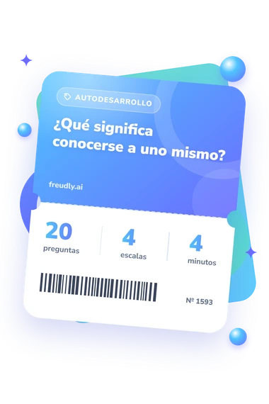 Test ¿Qué significa conocerse: preguntas, escalas y minutos Test ¿Qué significa conocerse: billete del test