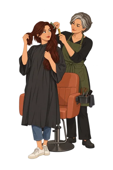 Test ¿Qué corte de pelo me dibujo Test ¿Qué corte de pelo me ilustración