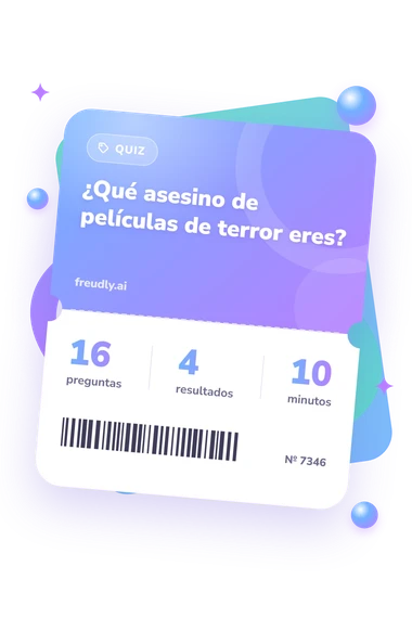 Quiz: ¿Qué asesino de películas: billete del test
