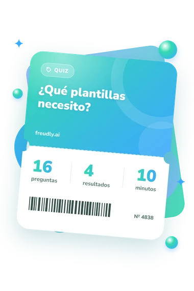 Test cuestionario: ¿Qué plantillas necesito?: billete del test