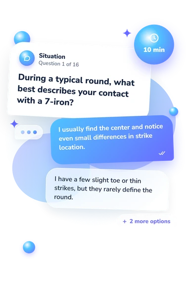 What Irons Should I: what would you do What Irons Should I: situation and reply bubbles