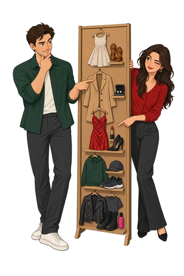 My Type of Girl: he picks the coat