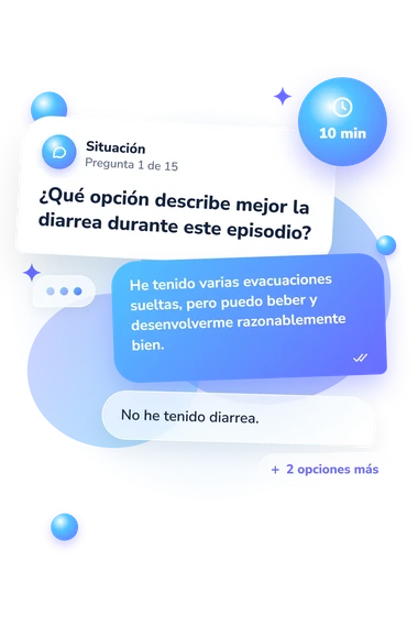 Test cuestionario: ¿Qué le pasa: situación y respuestas
